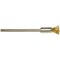 Crimped Brass Wire End Brush, 1/4" Trim, 3/16" Diameter 3/32" Shank